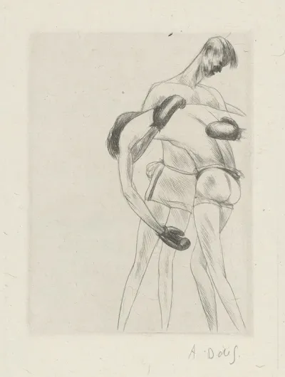 Tableau De La Boxe Illustre De 29 Gravures A Leau Forte Pl 37
