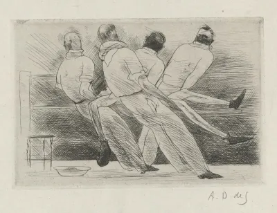 Tableau De La Boxe Illustre De 29 Gravures A Leau Forte Pl 3
