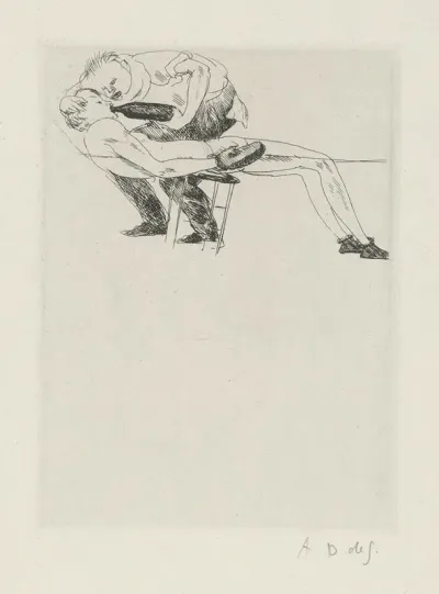 Tableau De La Boxe Illustre De 29 Gravures A Leau Forte Pl 44