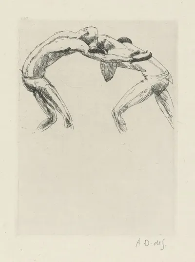 Tableau De La Boxe Illustre De 29 Gravures A Leau Forte Pl 49