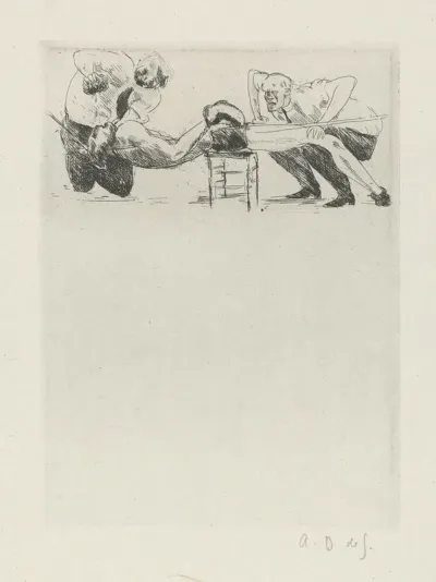 Tableau De La Boxe Illustre De 29 Gravures A Leau Forte Pl 52