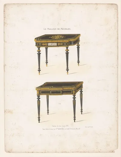 Tables De Jeu Louis Xvi
