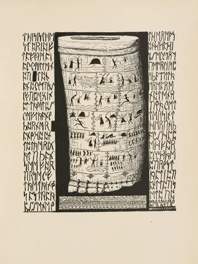 Taffimai Metallumai Carved On An Old Tusk