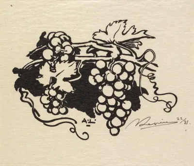 Tailpiece Grapes