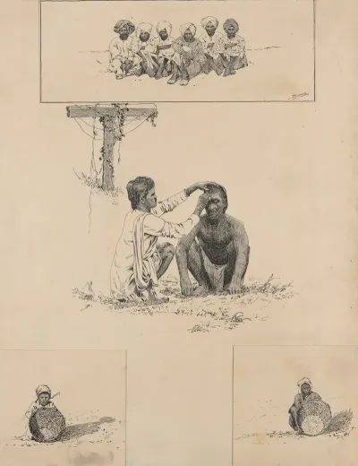 Tailpiece Group Of 6 Seated