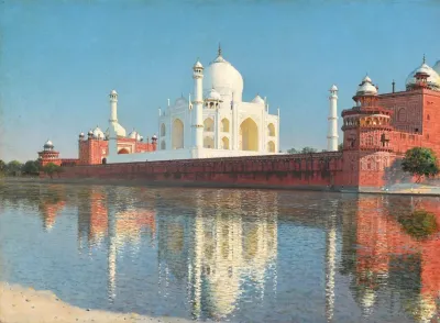 Taj Mahal Mausoleum Agra