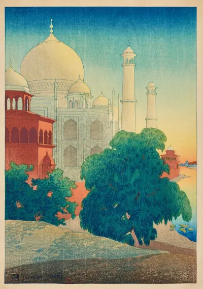 Taj Mahal Sunset