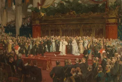 Taking The Oath By H M Queen Wilhelmina 1880 1960
