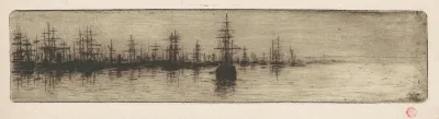 Tall Ships In A Harbor