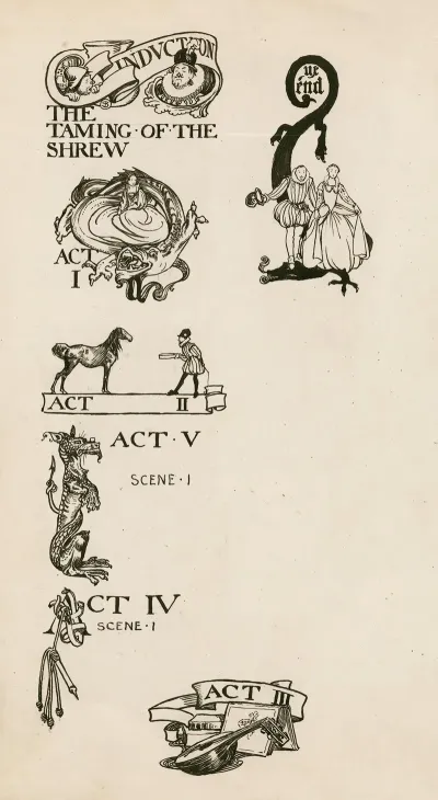 Taming Of The Shrew Headings