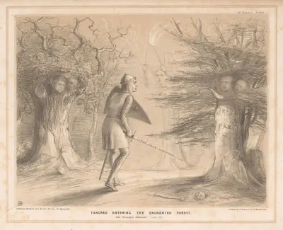 Tancred Entering The Enchanted Forest Vide Jerusalem Delivered Canto Xiii 2