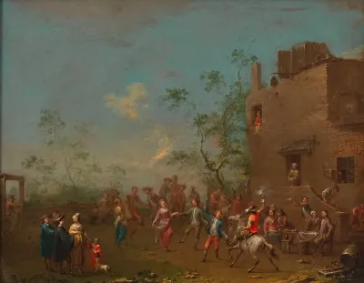 Tanz Vor Der Schenke Nach Der Hochzeit