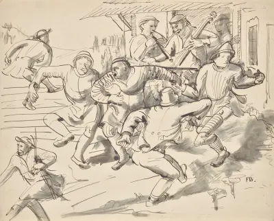 Tanzende Bauern 3