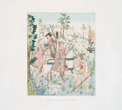 Tapisserie Tiree De La Collection De Mr Dusommerard
