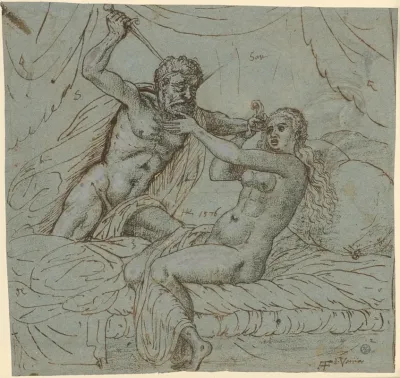 Tarquinius Uberwaltigt Lucretia