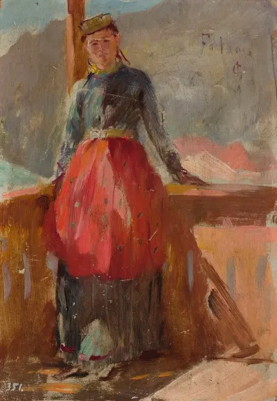 Tartar Woman Fathne From The Journey To Crimea