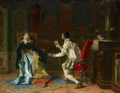 Tasso Reads His Liberated Jerusalem To Princess Eleonora Deste