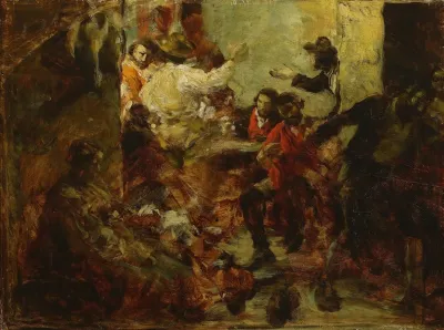 Tavern In Rome Sketch 2