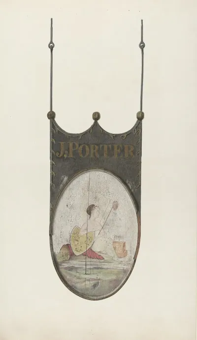 Tavern Sign J Porter