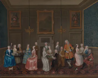 Tea Party At Lord Harringtons House St Jamess