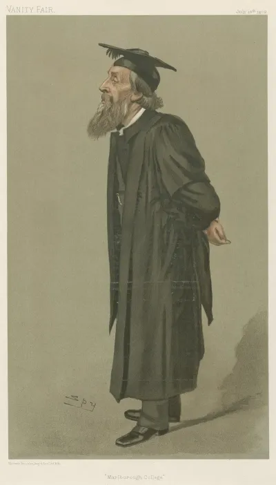 Teachers And Headmasters Marlborough College The Reverand George Charles Bell July 10 1902