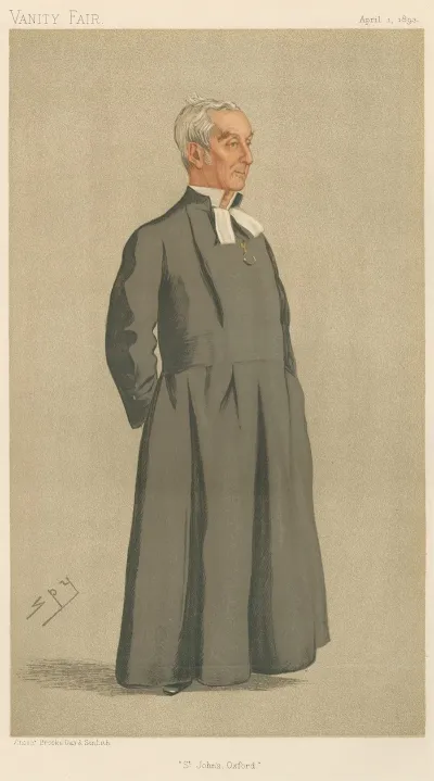 Teachers And Headmasters St Johns Oxford The President Of St Johns College Oxford Dr J Bellamy April 1 1893