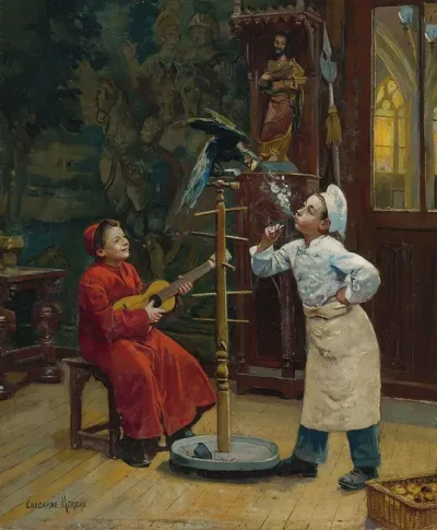 Teasing The Parrot