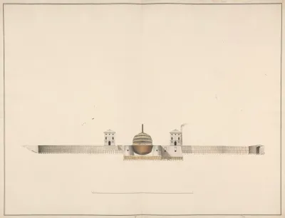 Tekening Van Het Dubbel Droogdok Te Hellevoetsluis