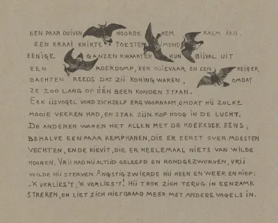 Tekstblad Met Kieviten