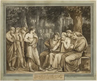 Telemachus Describes How He Was Admitted Into The Assembly In Crete From The Adventures Of Telemachus Book 5