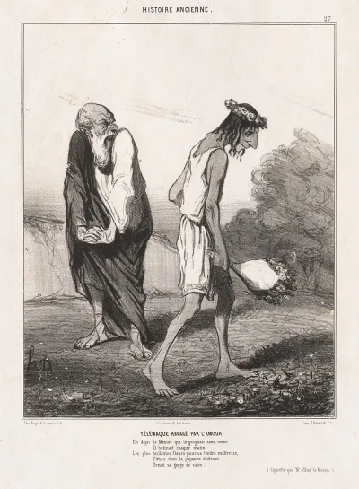 Telemachus Ravaged By Love