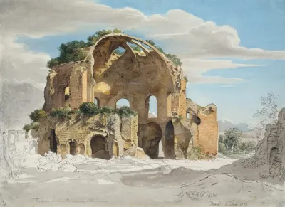 Tempel Der Minerva Medica In Rom