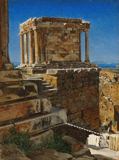 Tempel Der Nike Akropolis