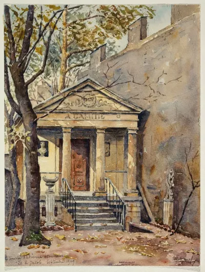 Temple De Lamitie 20 Rue Jacob Ou Habita Adrienne Lecouvreur