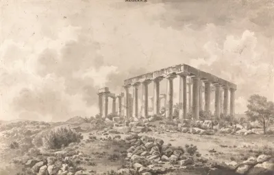 Temple Of Jupiter Panhellenios At Aegina