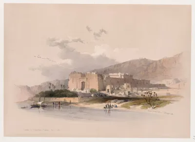 Temple Of Kalabshee Kalabsha Kalabishah Nubia Nov 1838