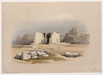Temple Of Tafa In Nubia Nov 16th 1838