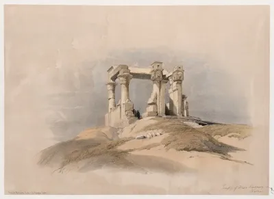 Temple Of Wady Kardassy Qirtasi In Nubia