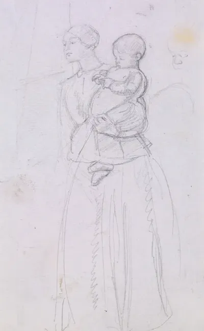 Tennysons The Lord Of Burleigh The Death Of Lady Burleigh Sketch Of The Nurse And Boy