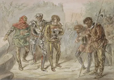 Terugkeer Van Een Gewonde Soldaat