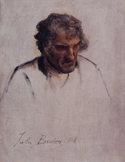 Tete De Breton Etude Pour Le Pardon