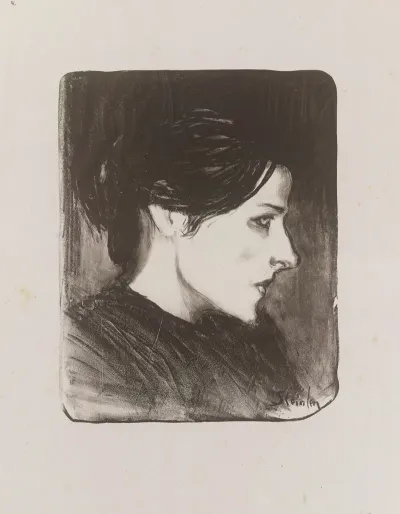 Tete De Femme De Profil A Droite