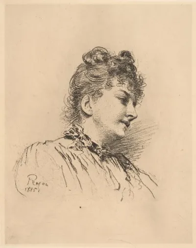 Tete De Jeune Femme 4