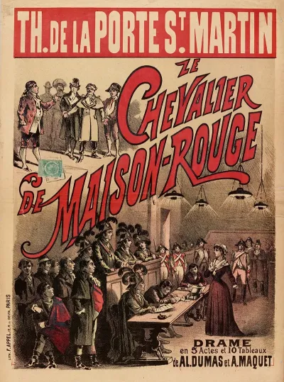 Th De La Porte St Martin Le Chevalier De Maison Rouge