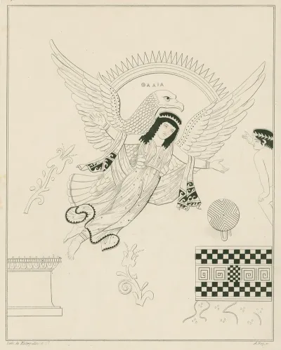 Thalia Carried Off By Jupiter In The Guise Of An Eagle And Aetnaeus