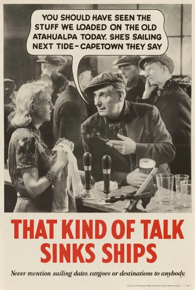 That Kind Of Talk Sinks Ships