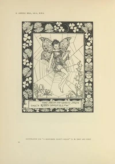 That Shrewd And Knavish Sprite Calld Robin Goodfellow A Midsummer Nights Dream