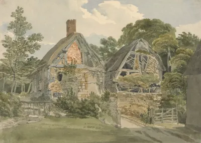 Thatched Cottage And Adjoining Barn