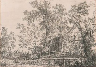 Thatched Cottage With A Gable End