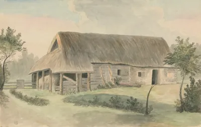 Thatched Roof Barn